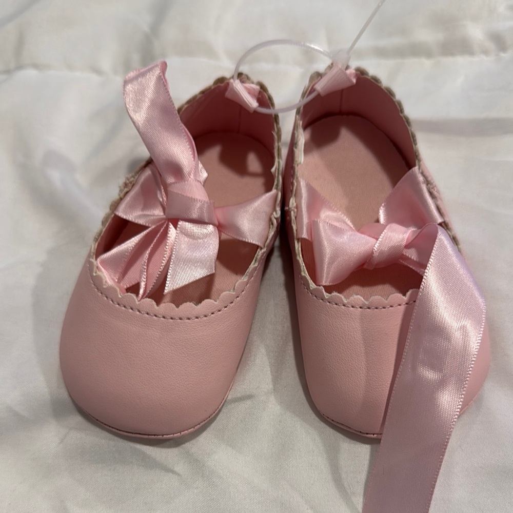 Pink Baby Ballet Shoes